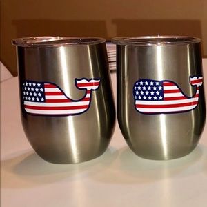 Vineyard Vines Stainless Wine Tumbler Lidded 2 pcs